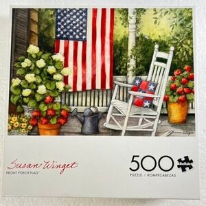 Buffalo‎ Games Susan Winget 'Front Porch Flag' 500 Piece Jigsaw Puzzle